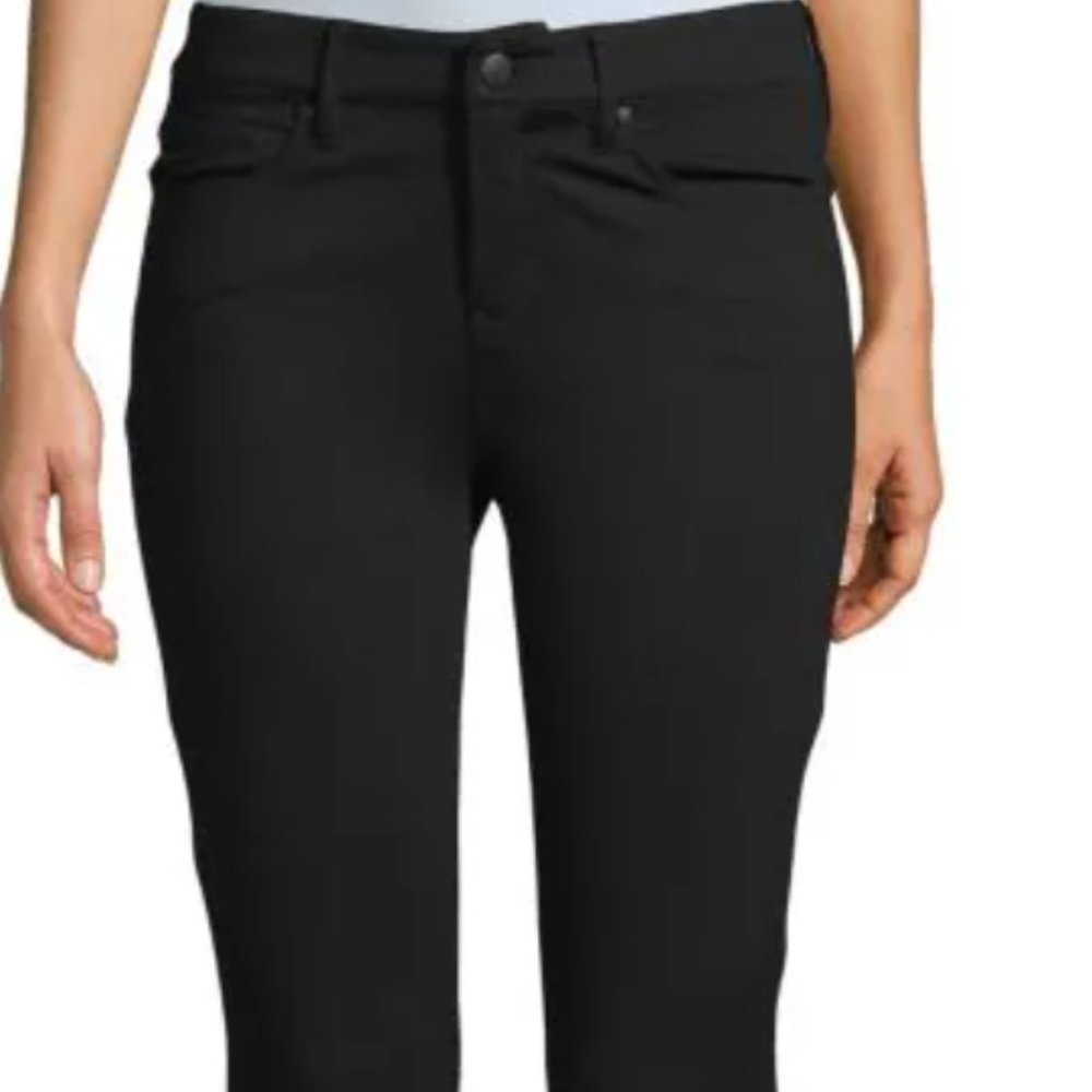 Joe's Mid-Rise Stretch Skinny Jeans--Black, Size 31